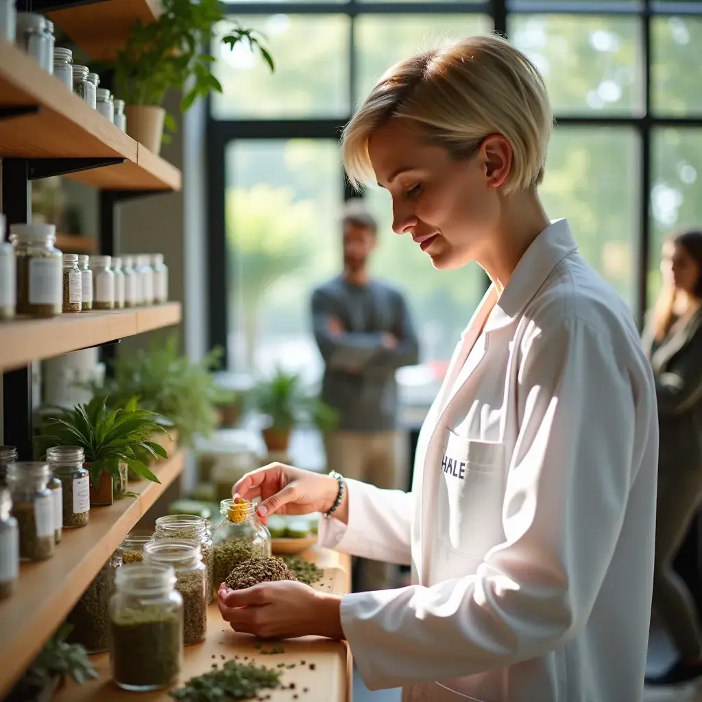 Infusion de bien-être à base de plantes pour la gestion du taux de sucre dans le sang.